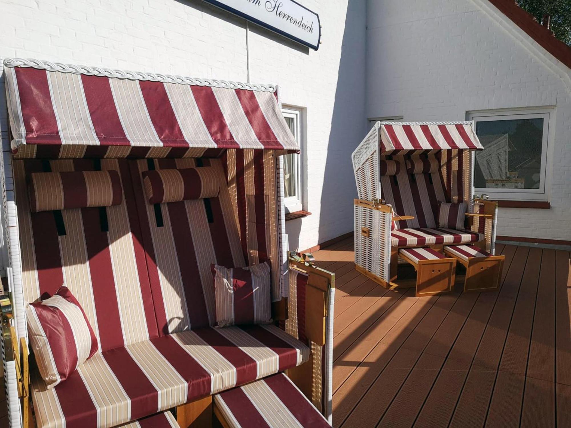 Gaestehaus Am Herrendeich Hotel Nordstrand Eksteriør billede